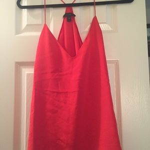 Jcrew Red Silk Carrie Cami 10P
